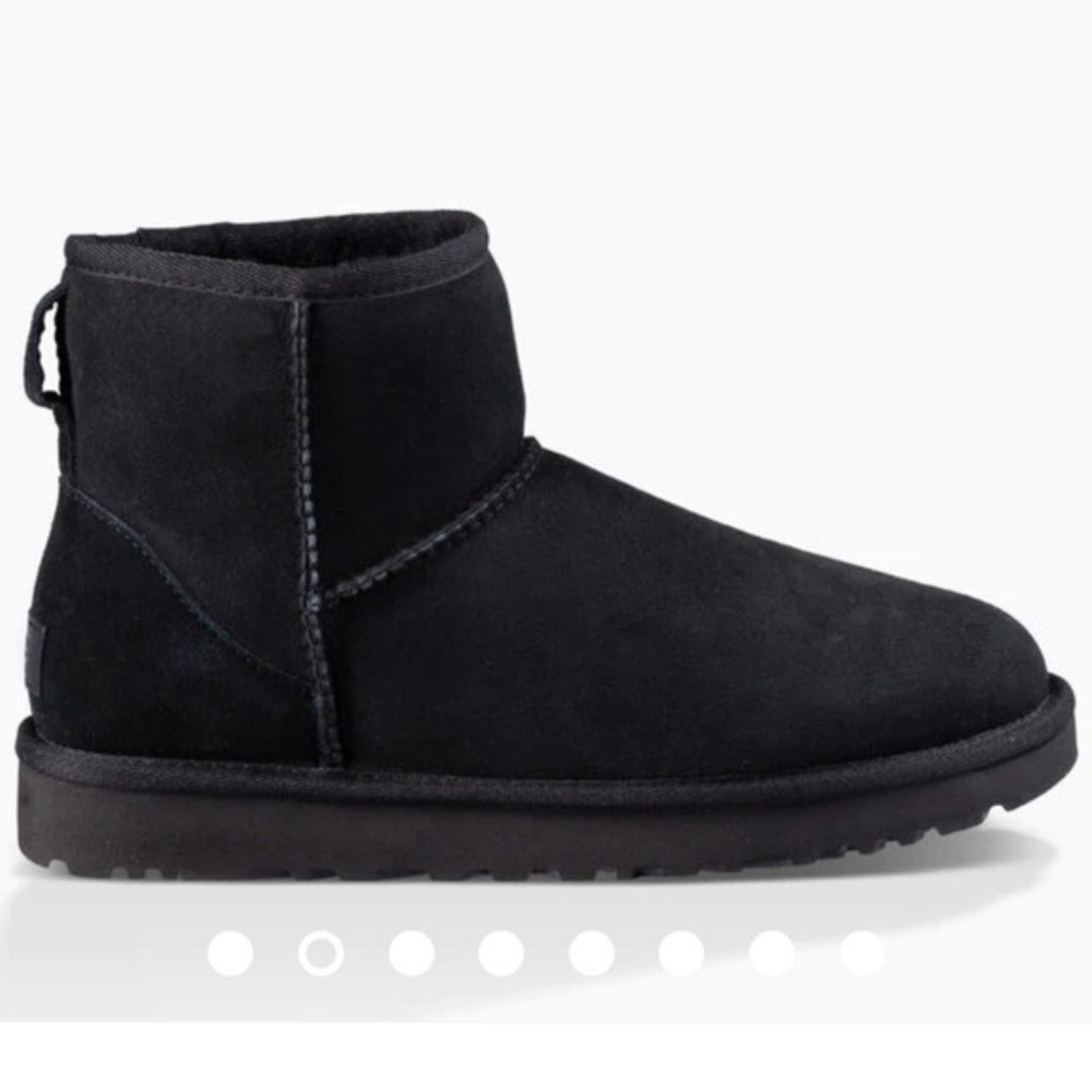 NEW UGG Women's Classic Mini II Boot Black BOOTIE COZY & CHIC NIB - Picture 2 of 5